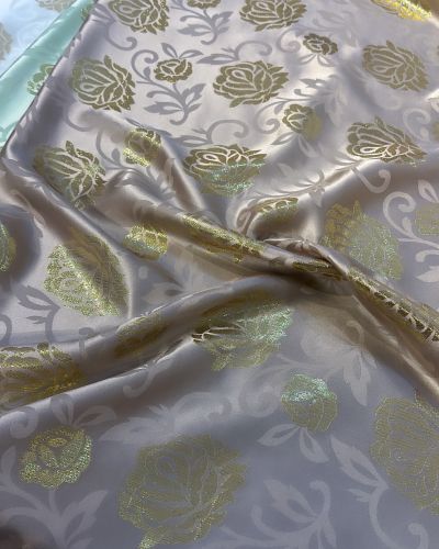 Italian Silk Lurex Plain (3 Meters)