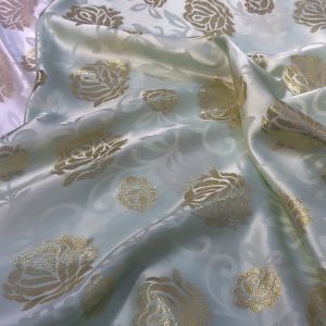Italian Silk  Lurex Plain  (3 Meters)