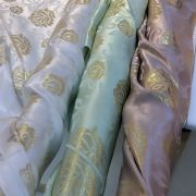 Italian Silk  Lurex Plain  (3 Meters)