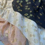 Italian Silk  Lurex Plain  (3 Meters)