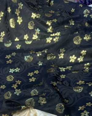 Italian Silk  Lurex Plain  (3 Meters)