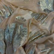 Italian Chiffon lurex plain