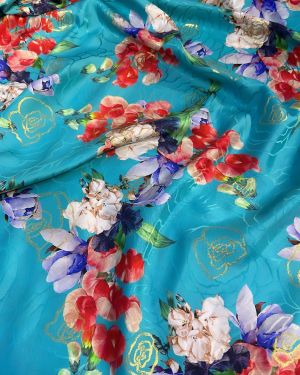 Italian silk jacquard  lurex