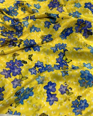 Italian silk jacquard lurex