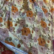 Italian silk lurex jacquard