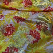 Italian silk lurex jacquard