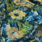 Italian silk lurex jacquard