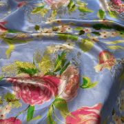 Italian silk lurex jacquard
