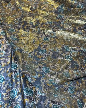 Set chiffon lurex & silk Italian