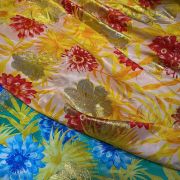 Italian silk lurex jacquard