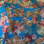 Set chiffon lurex & silk Italian