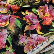 Italian silk lurex jacqurd