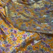 Set chiffon lurex & silk Italian