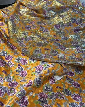 Set chiffon lurex & silk Italian