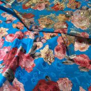 Set chiffon lurex & silk Italian