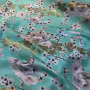 Italian silk lurex jacquard