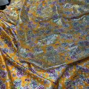 Set chiffon lurex & silk Italian