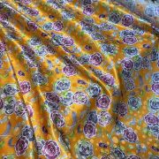 Set chiffon lurex & silk Italian