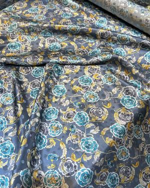 Set chiffon lurex & silk Italian