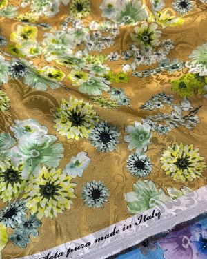 Italian silk jacquard