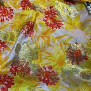 Italian silk lurex jacquard