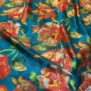 Italian silk lurex jacqurd