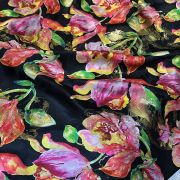 Italian silk lurex jacqurd