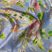 Italian silk lurex jacquard