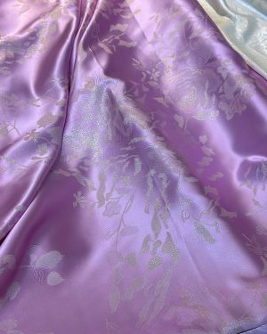 Italian silk lame solid color