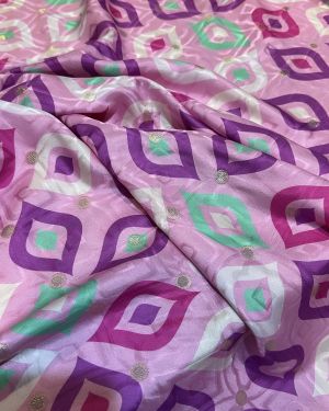 Italian silk Lurex jacqurd