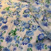 Set chiffon lurex & silk Italian