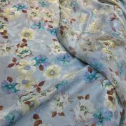 Set chiffon lurex & silk Italian