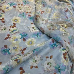 Set chiffon lurex & silk Italian