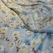 Set chiffon lurex & silk Italian