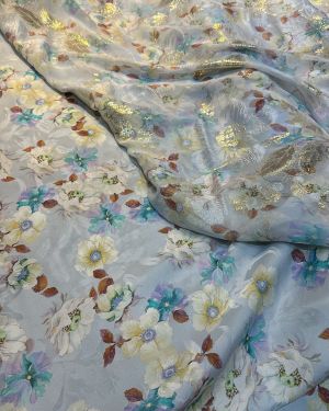 Set chiffon lurex & silk Italian