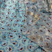 Set chiffon lurex & silk Italian