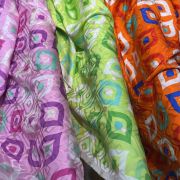 Italian silk Lurex jacqurd