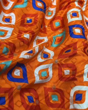 Italian silk Lurex jacqurd