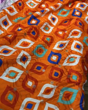 Italian silk Lurex jacqurd