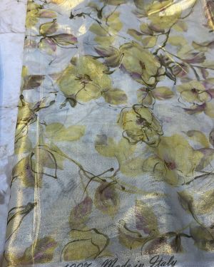 Cotton voile Italy lame