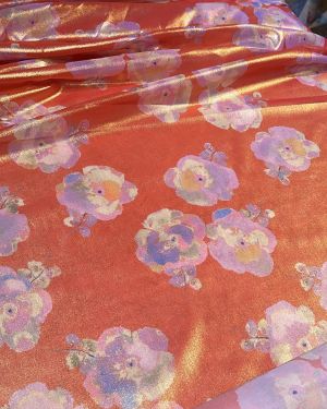 Cotton voile Italy lame