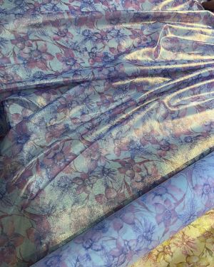 Cotton voile Italy lame