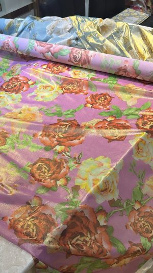 Cotton voile Italy lame