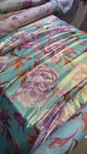 Cotton voile Italy lame