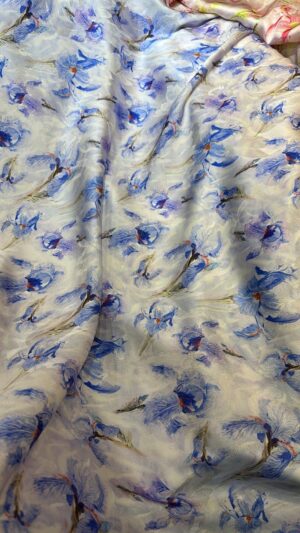 Silk viscous lame