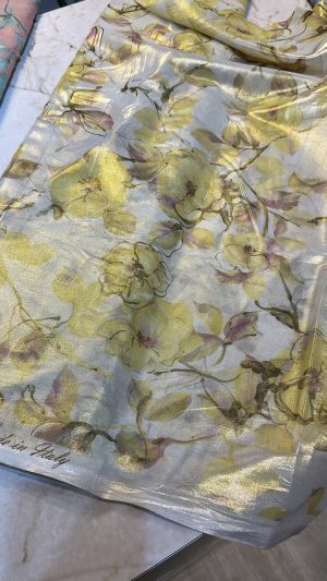 Cotton voile Italy lame