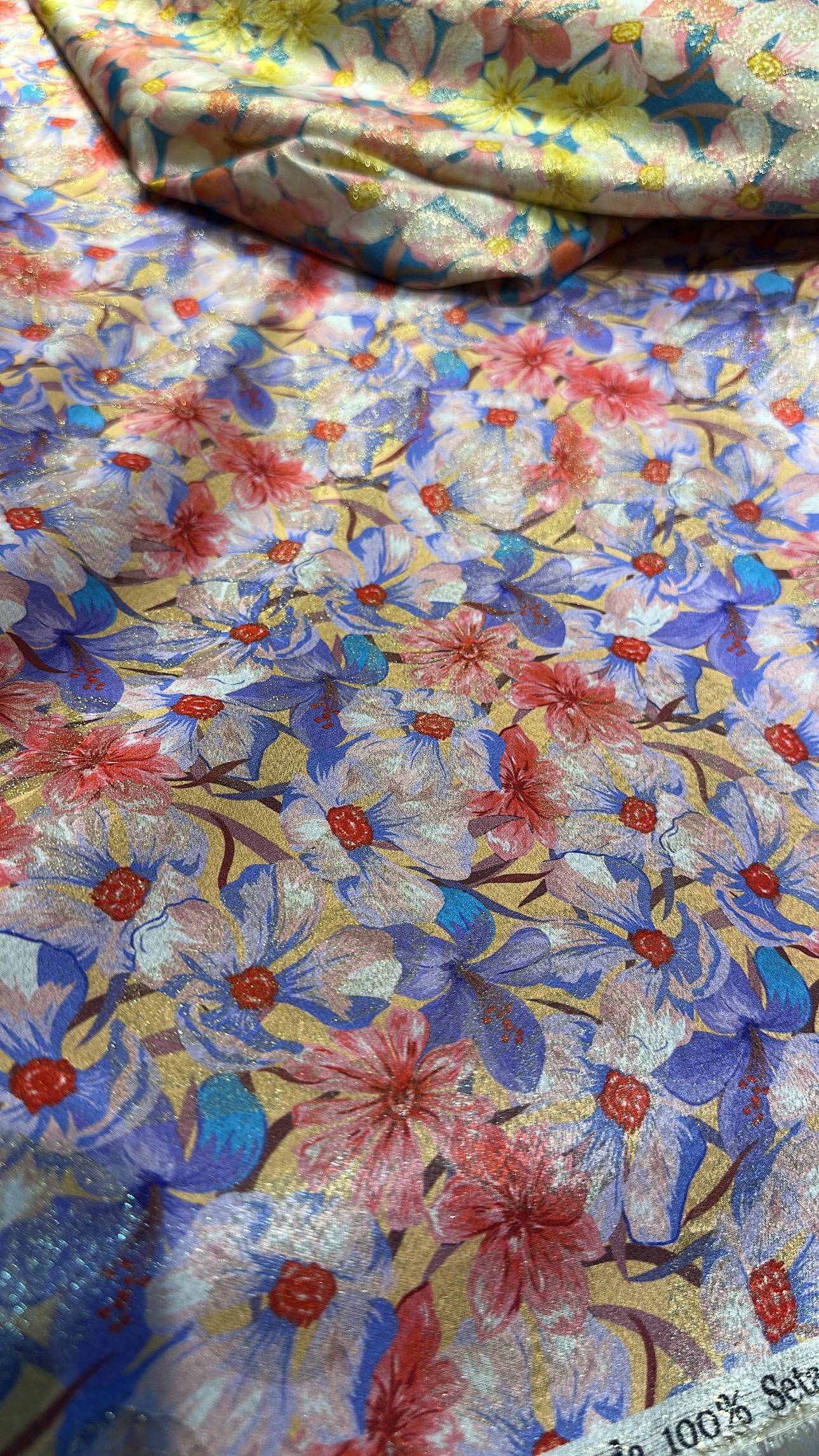 Italian silk Lame - Image 2