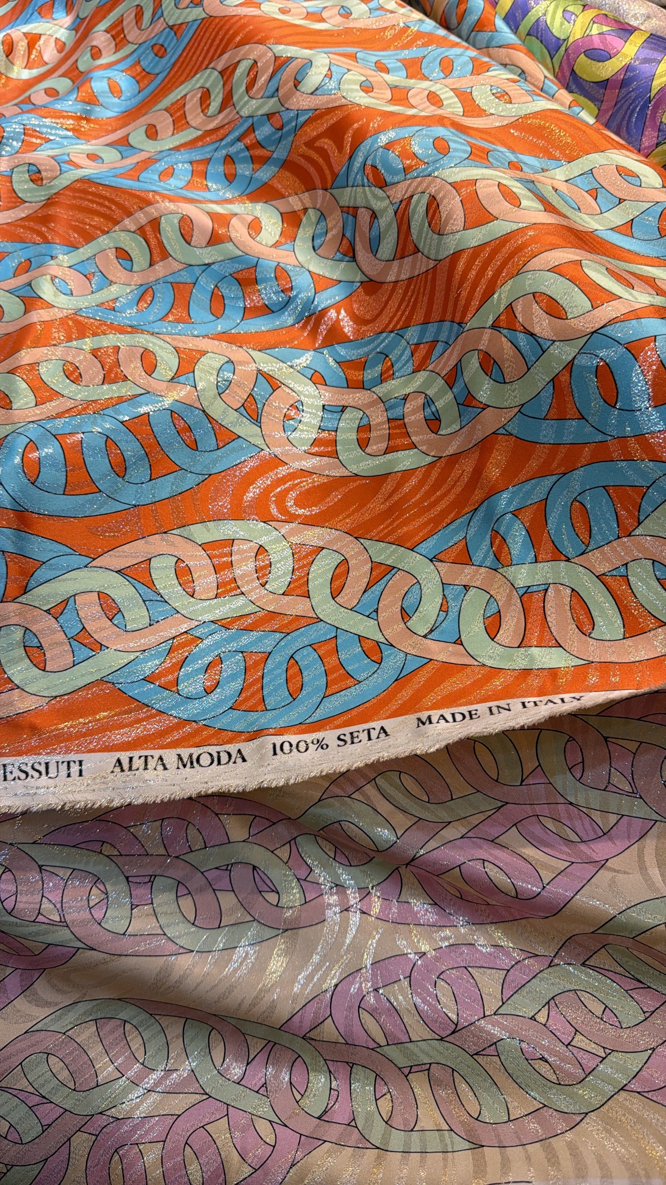 Italian silk lame - Image 2