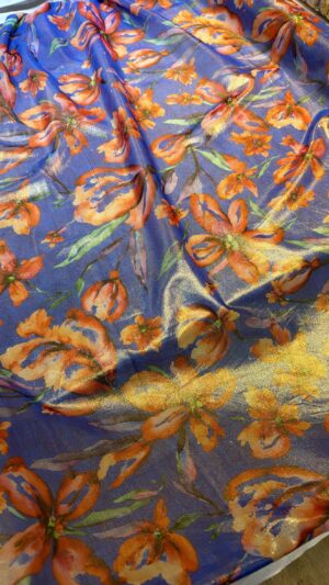 Cotton voile Italy lame