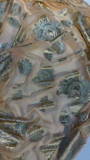 Italian Chiffon lurex plain